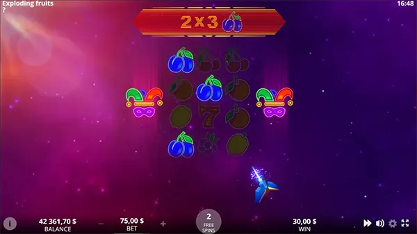 รูปแบบเกม Exploding Fruits