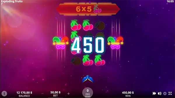 รูปแบบเกม Exploding Fruits