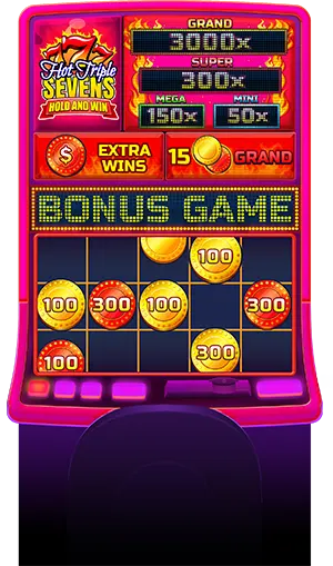 Hot Triple Sevens Hold Win_slot_machine