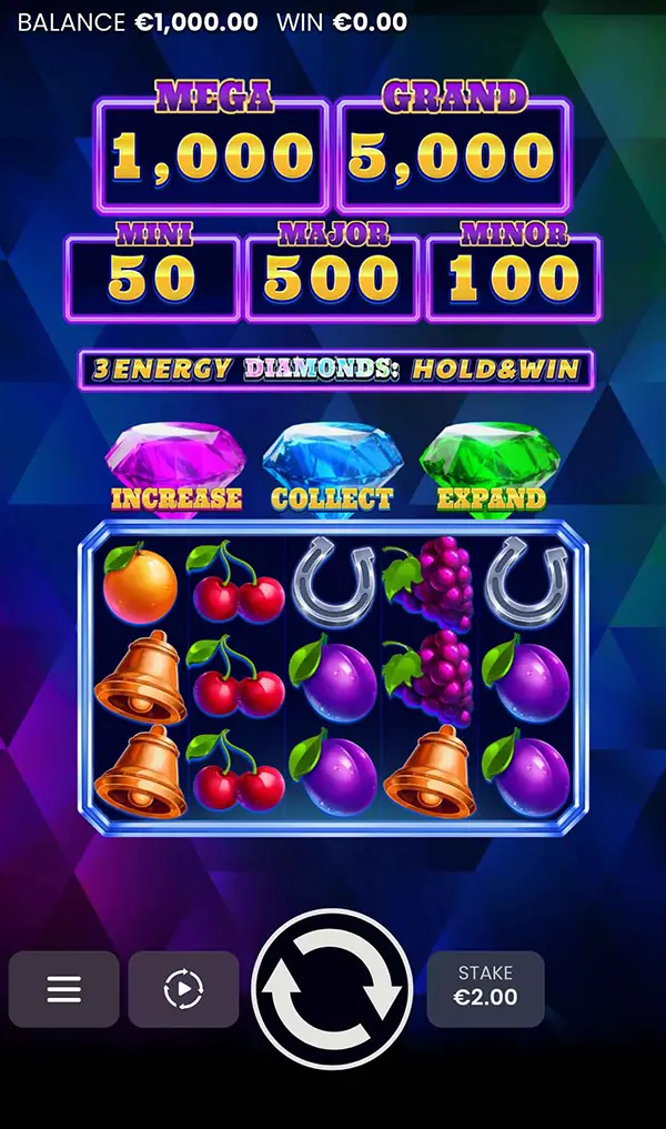 3 Energy Diamonds