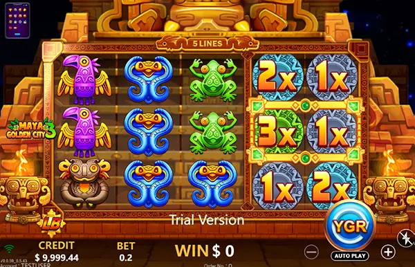 MAYA GOLDEN CITY3 จากYGR สล็อตYGR