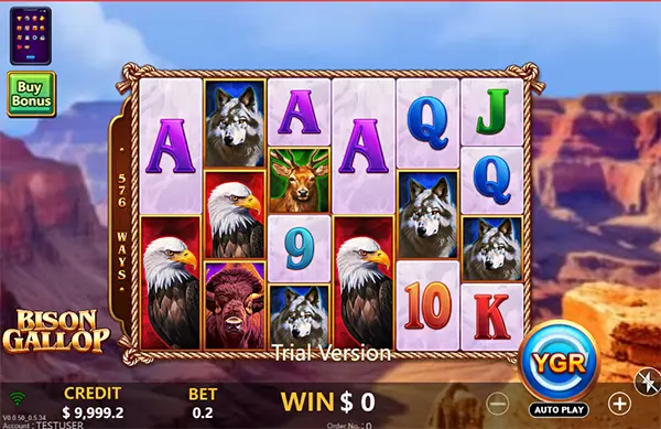 BISON GALLOP ค่ายYGR สล็อตYGR