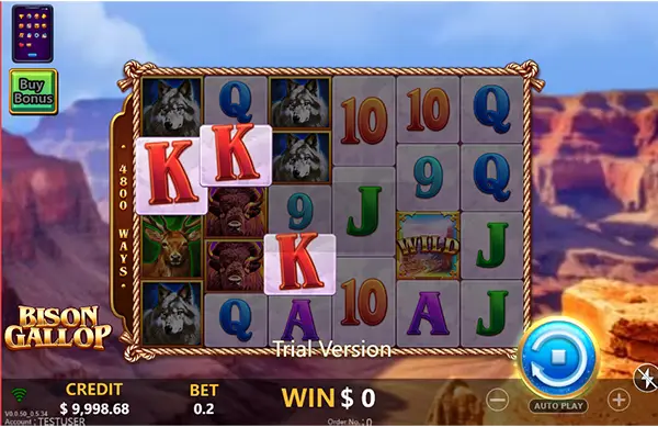 BISON GALLOP ค่ายYGR สล็อตYGR