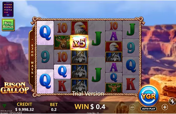 BISON GALLOP ค่ายYGR สล็อตYGR