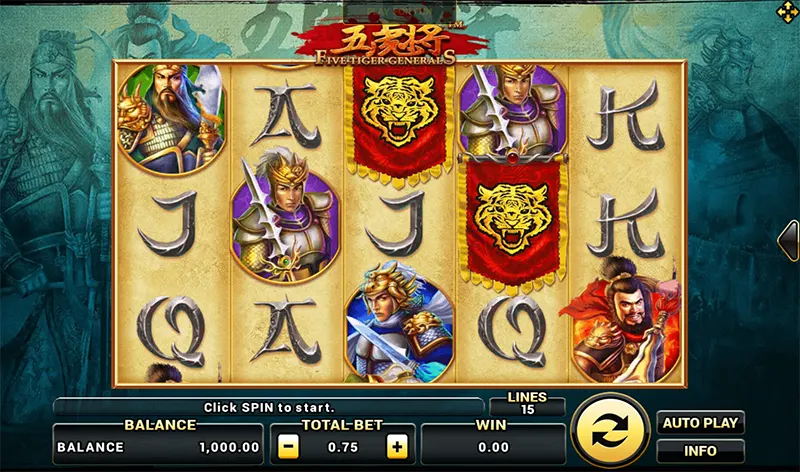 Five Tiger Generals-JOKER GAMING-JOKERSLOT-JOKER123-โจ๊กเกอร์เกมมิ่ง