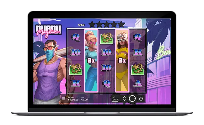 Miami Mayhem ค่าย Hacksaw Gaming เทพ1688 Thep1688