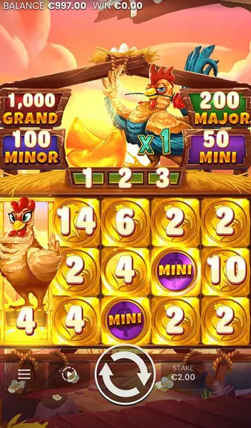 Rooster Gold Hold & Win