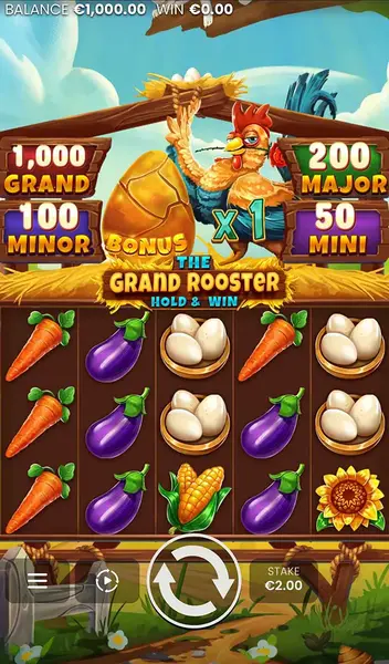 Rooster Gold Hold & Win