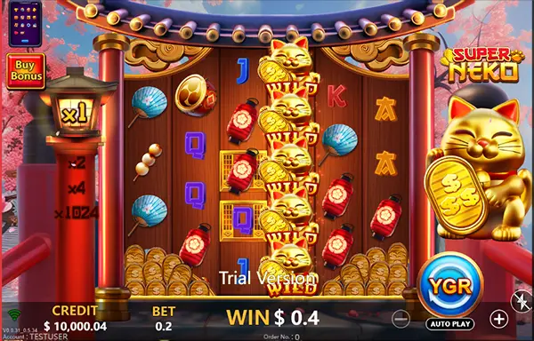 SUPER NEKO จากYGR สล็อตYGR