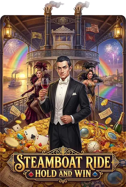 Steamboat Ride Hold And Win-JOKER GAMING-JOKER GAME-JOKER SLOT-โจ๊กเกอร์123- THEP1688
