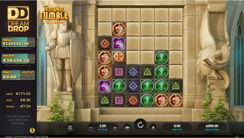 Templar Tumble Dream Drop Thep1688 เทพ1688