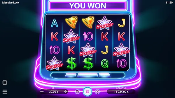 รูปแบบเกมMassive Luck