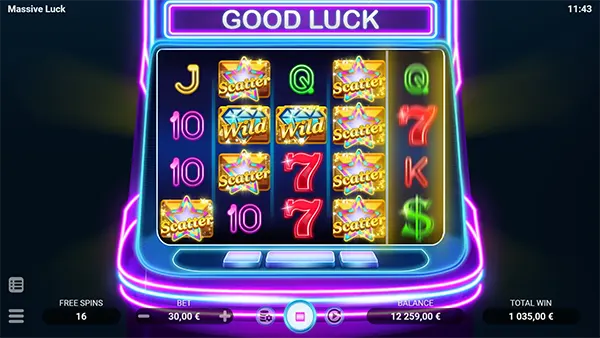 รูปแบบเกมMassive Luck