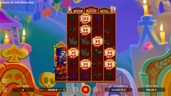 รูปแบบเกม_Rueda de Chile Bonus Buy