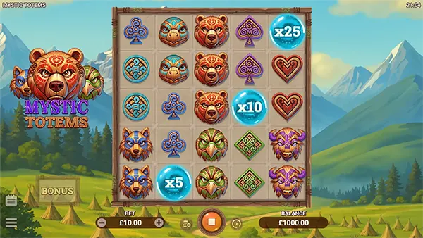 รูปแบบMystic Totems