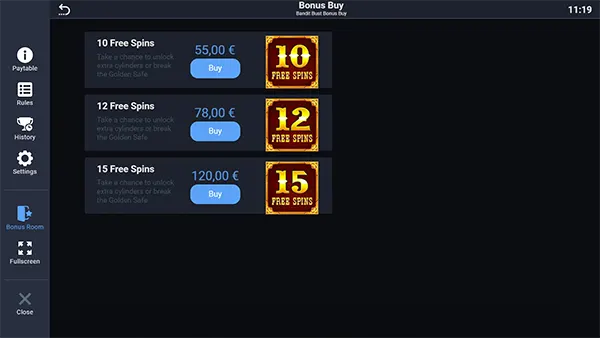 Bandit Bust Bonus Buy