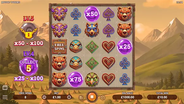 รูปแบบMystic Totems