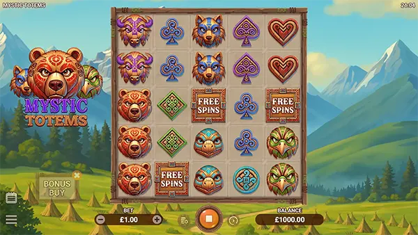 รูปแบบMystic Totems