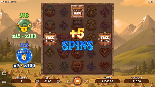 รูปแบบMystic Totems