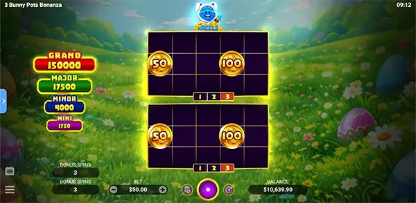 รูปแบบเกม3 Bunny Pots Bonanza