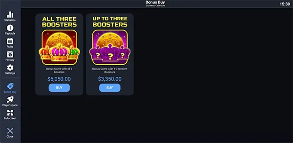 รูปแบบเกม3 Crowns Coin Hunt