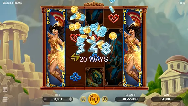 รูปแบบเกมBlessed Flame