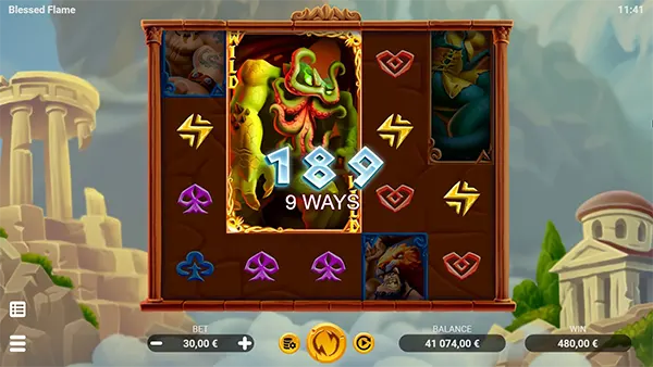 รูปแบบเกมBlessed Flame