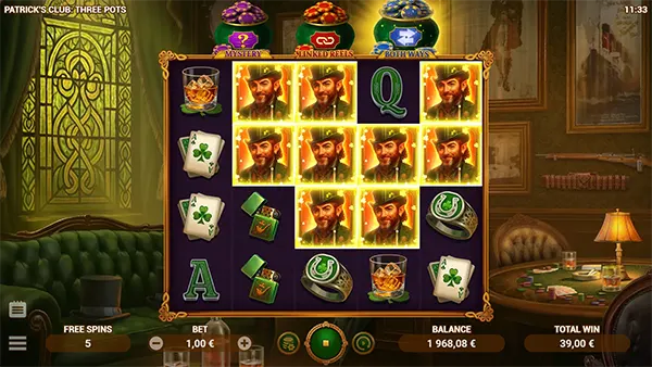 รูปแบบเกม_Patrick's Club Three Pots