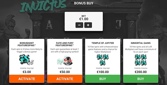 Invictus ค่าย Hacksaw Gaming เทพ1688 Thep1688