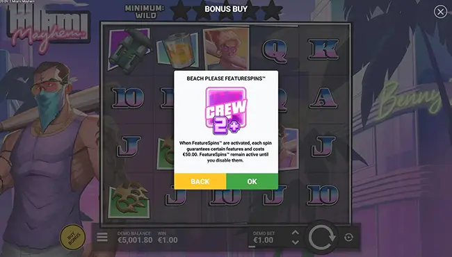 Miami Mayhem ค่าย Hacksaw Gaming เทพ1688 Thep1688