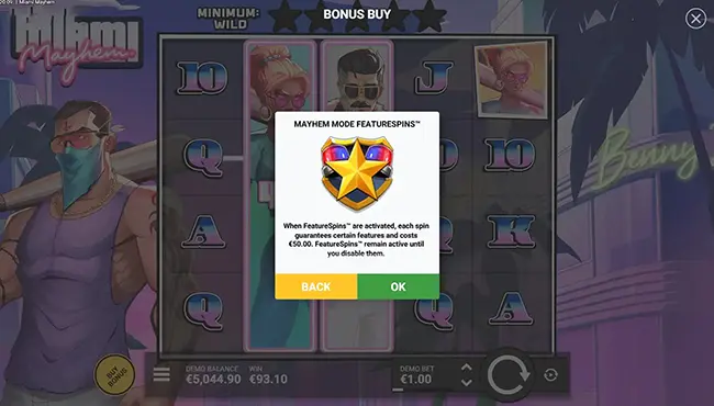 Miami Mayhem ค่าย Hacksaw Gaming เทพ1688 Thep1688