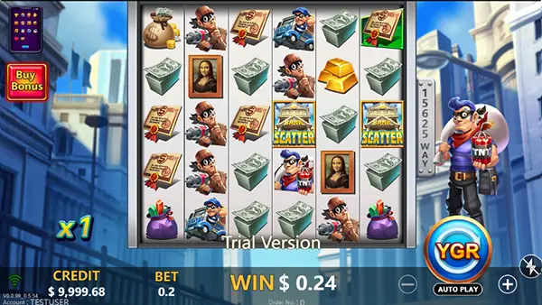 BANK ROBBERY สล็อตจากYGR สล็อตYGR