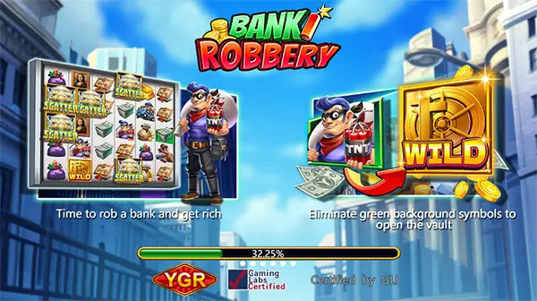 BANK ROBBERY สล็อตจากYGR สล็อตYGR