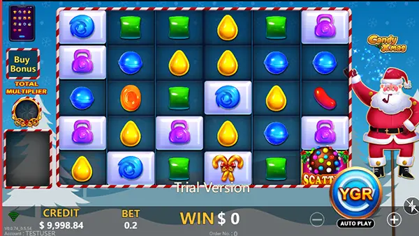 CANDY-XMAS จากYGR สล็อตYGR