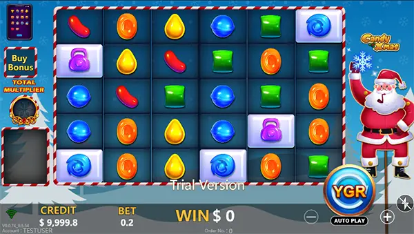 CANDY-XMAS จากYGR สล็อตYGR