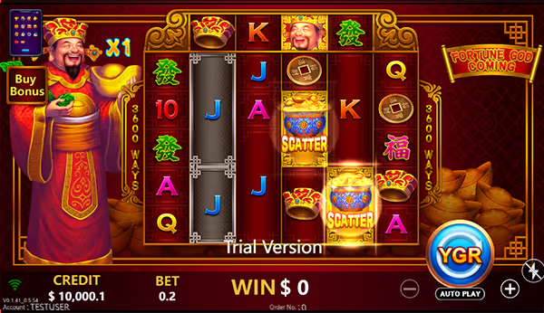 FORTUNE GOD COMING สล็อตYGR สล็อตค่ายYGR