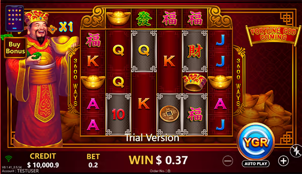 FORTUNE GOD COMING สล็อตYGR สล็อตค่ายYGR