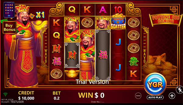 FORTUNE GOD COMING สล็อตYGR สล็อตค่ายYGR