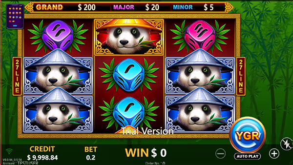 GOLD PANDA RUSH จาก YGR สล็อตYGR