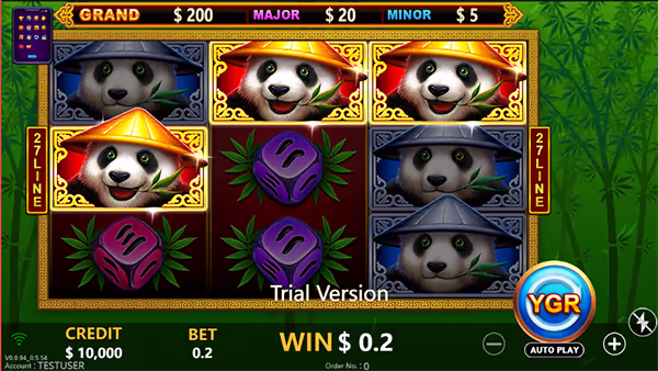 GOLD PANDA RUSH จาก YGR สล็อตYGR