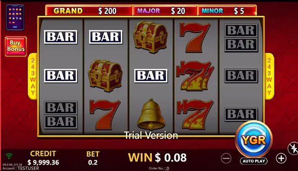 MONEY RUSH จากYGR สล็อตYGR