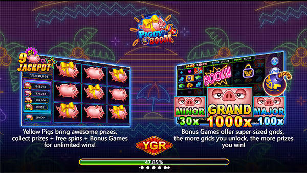 PIGGY BOOM สล็อตYGR สล็อตค่ายYGR