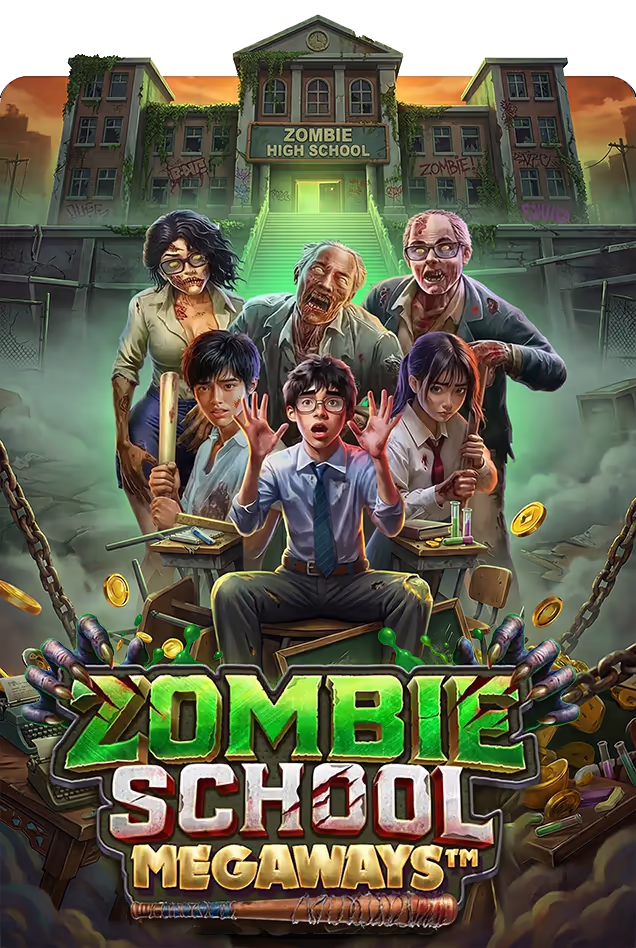 Zombie School Megaways-PRAGMATIC PLAY-poster