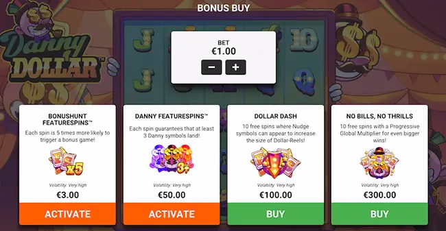 Danny Dollar ค่าย Hacksaw Gaming เทพ1688 Thep1688