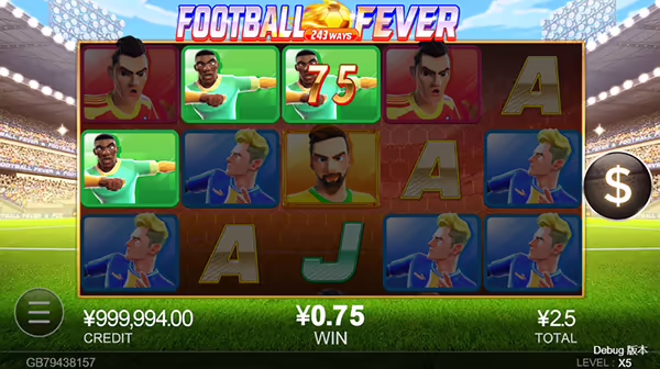 FOOTBALL FEVER ค่ายYGR สล็อตYGR
