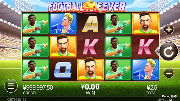 FOOTBALL FEVER ค่ายYGR สล็อตYGR