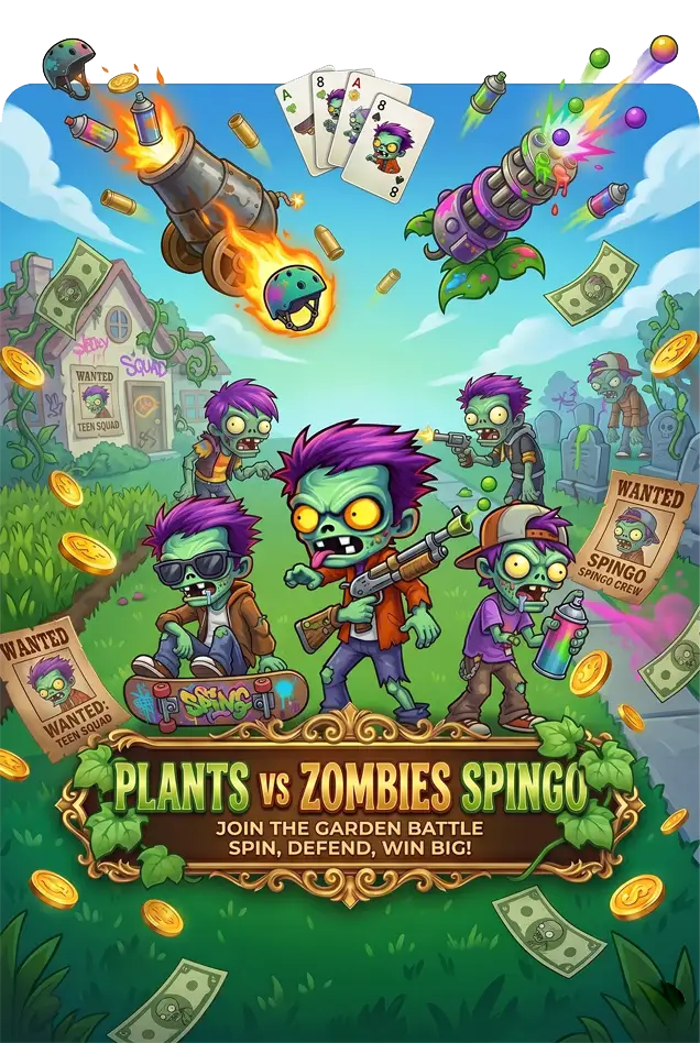 PLANTS VS ZOMBIES SPINGO