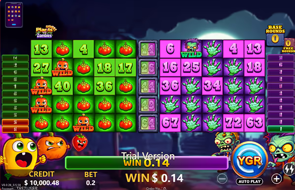 PLANTS VS ZOMBIES SPINGO จากYGR สล็อตYGR