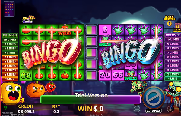 PLANTS VS ZOMBIES SPINGO จากYGR สล็อตYGR
