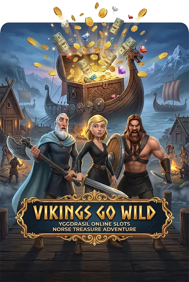 Vikings Go Wild จากYGGDRASIL GAMING สล็อตYGGDRASIL